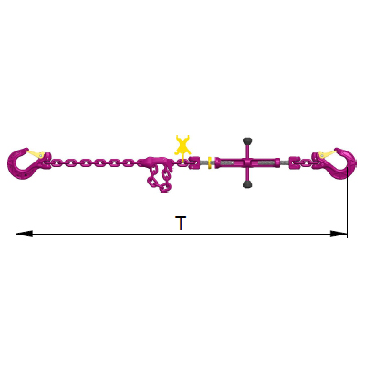 ICE Lashing chains with tensioner ICE-CURT-GAKO and IMVK