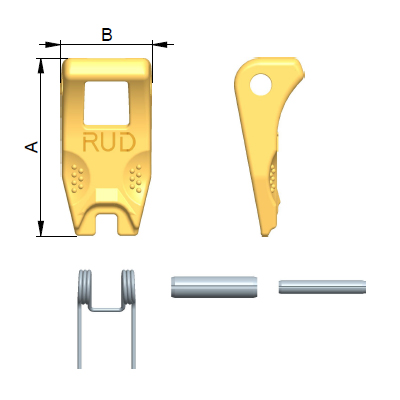 ICE Spare latches for ICE-Star-Hook